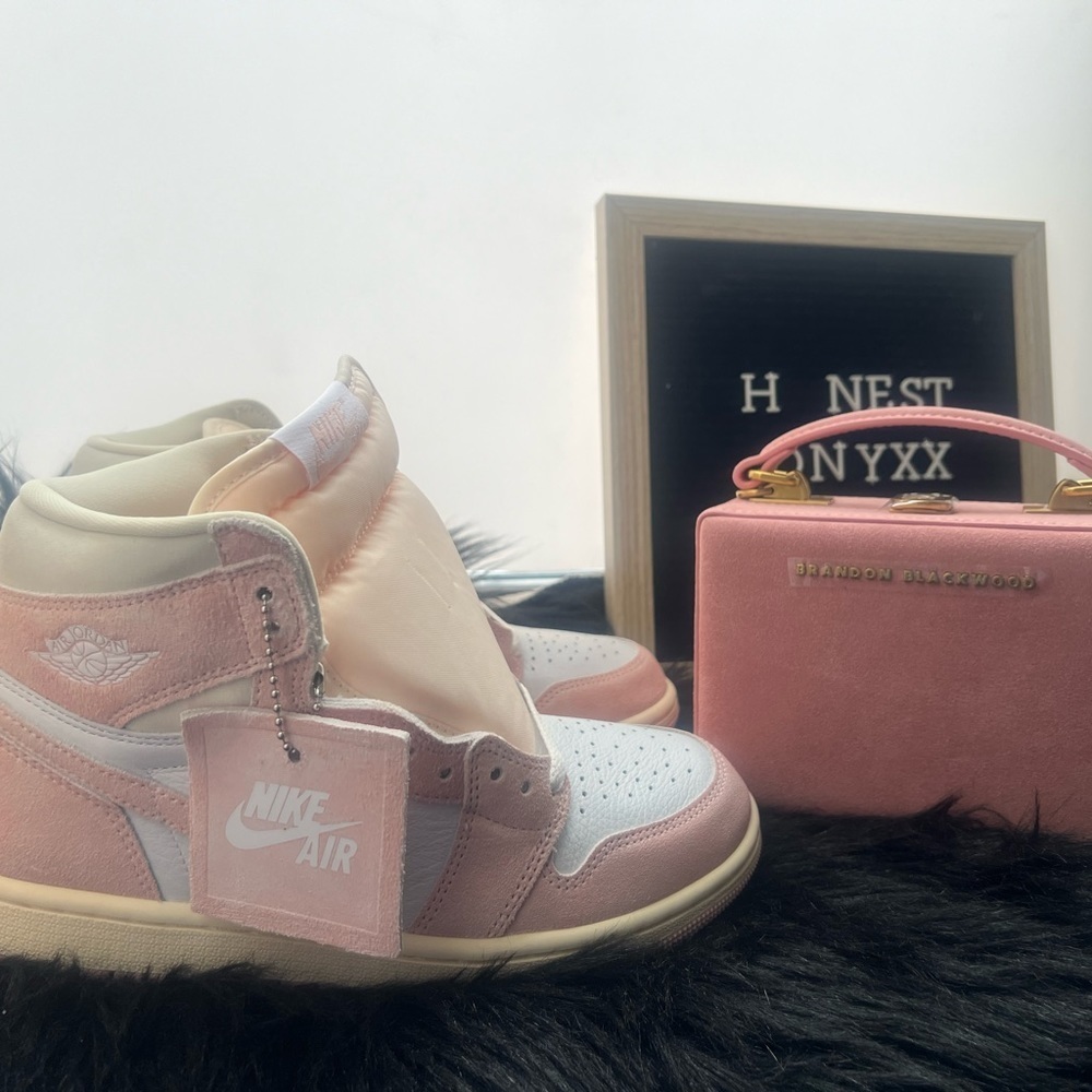 Nike air Jordan 1 high washed pink sz 6.5
